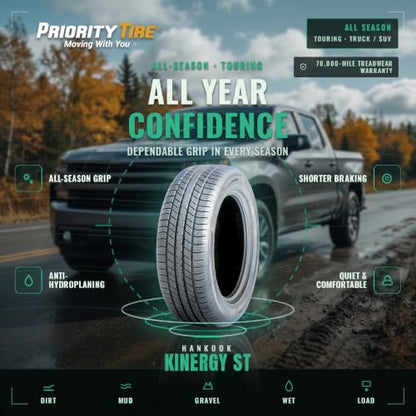 Hankook Kinergy ST H735 all_ Season Radial Tire-215/60R16 95H - size: 215/60R16