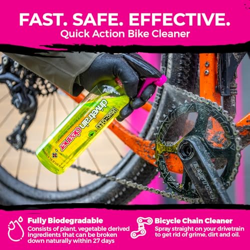 Muc-Off Drivetrain Cleaner & Degreaser Spray - size: 16.9 Fl Oz (Pack of 2)