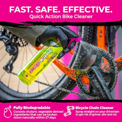 Muc-Off Drivetrain Cleaner & Degreaser Spray - size: 16.9 Fl Oz (Pack of 2)