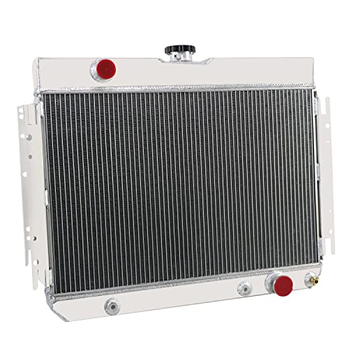 Primecooling 56MM 3 Row Core Aluminum Radiator for Impala Chevelle/Many Chevy GM Gars 1963-68