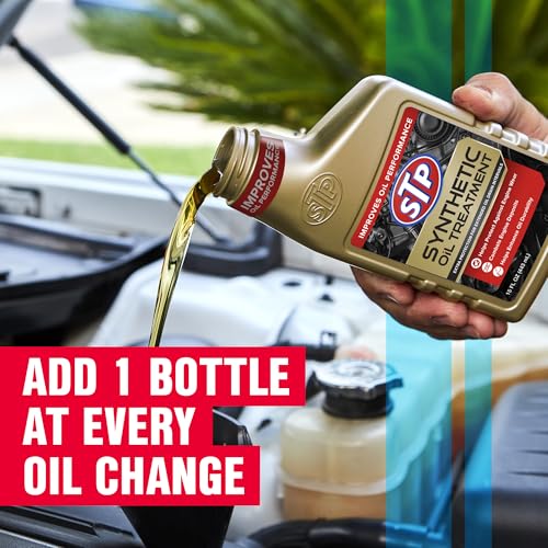 STP Synthetic Automotive Oil Treatment - 15 FL OZ Bottle, 6 Pack