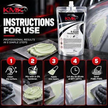KMK K-Glaze G-10440 Finishing Putty - 440ml