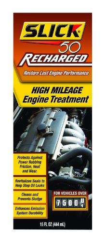 Slick 50 (750002-6PK) Recharged High Mileage Engine Treatment - 15 oz., (Pack of 6)