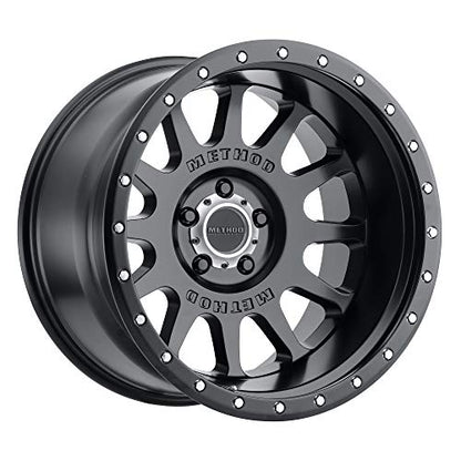 Method Race Wheels 605 NV Matte Black 20x10" 5x5.5", 24mm offset 4.55" Backspace, MR60521055524N - color: Matte Black, size: 20x10 inches, 5x5.5, -24/4.55"