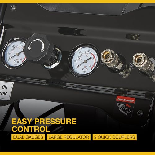 Klutch 29-Gallon Air Compressor, 2.5 HP, 120V, 175 PSI, 5.1 CFM at 90 PSI - size: 29 Gallon