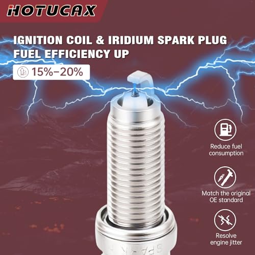 UF750 Ignition Coils & Spark Plugs Tune Up Kit, 6 Pack - size: UF750 & Spark Plugs 6PCS