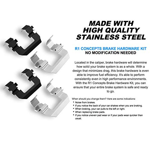 R1 Concepts Front Brake Kit Fits 2009-2010 Pontiac Vibe - size: WFWH1-76157| 10.8" Front