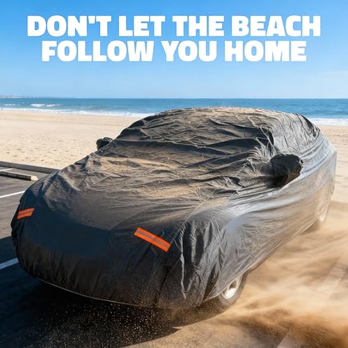 Mockins 190"x75"x47" Midsize Sedan Car Cover Waterproof All Weather Fit - size: Sedan - Medium - 190" x 75" x 47"
