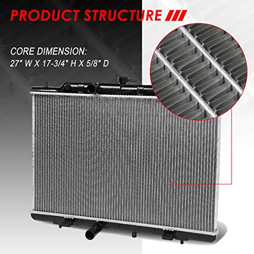 Auto Dynasty 13047 Radiator for 2008-2015 Rogue/Rogue Select - style: 08-15 Nissan Rogue