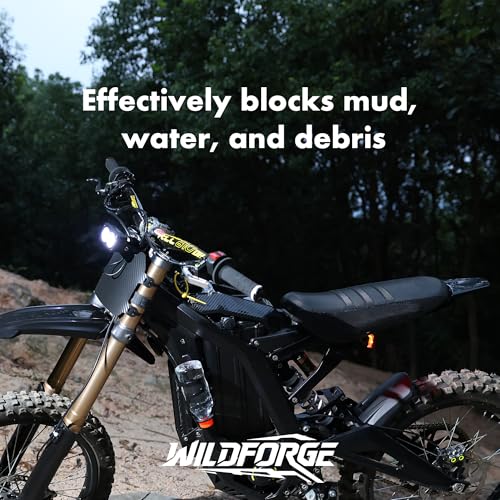 Electric Bike Fender Set - Front Fender, Rear Fender, Rear Shock Fender - Electric Dirt Bike Accessories - Ebike Mud Guard for Sur-ron Light Bee S/X / X160 / X260 - style: Fender Set
