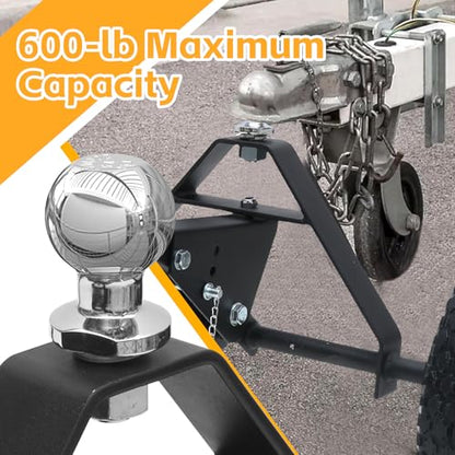 MaxxHaul 70881 Dual-Pull Trailer Dolly with 12" All Terrain Knobby Tires and 1-7/8" Hitch Ball - 600 lbs Capacity - style: Dual-Pull, 600lb dolly