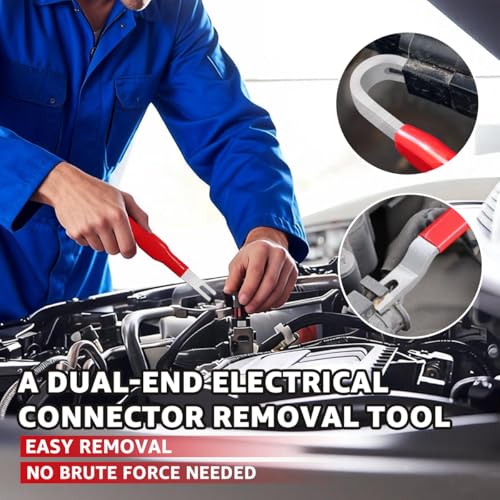 Portable Car Electrical Disconnect Pliers：High-Carbon Steel - color: Red 5pcs