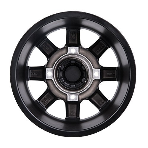 4/110 Tusk Cascade Wheel 12x7 5.0 + 2.0 Machined/Black For Honda Pioneer 700 Deluxe 2022-2025