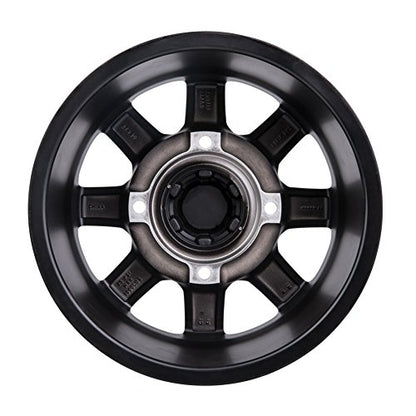 4/110 Tusk Cascade Wheel 12x7 5.0 + 2.0 Machined/Black For Honda Pioneer 700 Deluxe 2022-2025