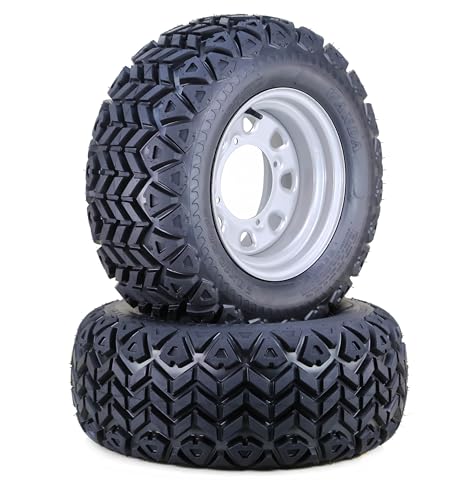WANDA ATV Tire Wheel 23X10.5-12 4PR w/ 4x156mm PCD 4+3 Silver Rim-17036,S2 - size: 23x10.5x12 w/4x156mm 4+3 wheel