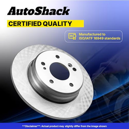 AutoShack Front Vented & Rear Vented Brake Rotors, 4pcs - style: BRAKE ROTORS