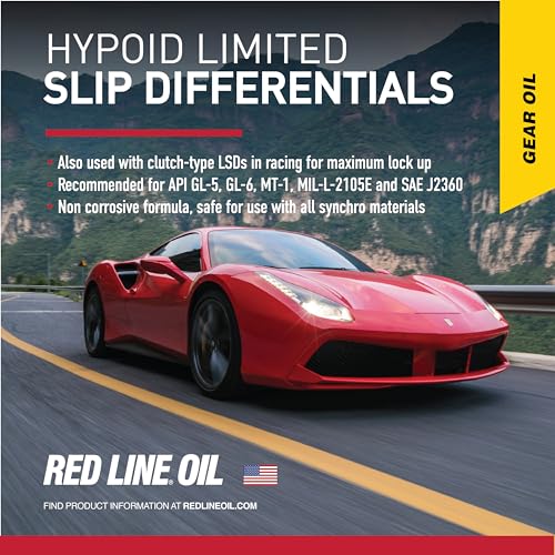 Red Line 58304 75W90 Non-Slip Synthetic Gear Oil - 1 Quart (2 Pack) - size: 2 Pack