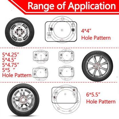 Stainless Spare Tire Carrier Mount for Boat Trailer