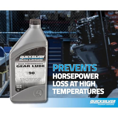 Quicksilver SAE 90 High Performance Gear Lube, 32 oz - style: 32 fl oz