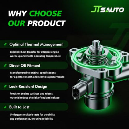 Engine Coolant Thermostat Housing Assembly for 1.8L Cruze Trax Sonic - size: 902821(Upgrade Aluminum)