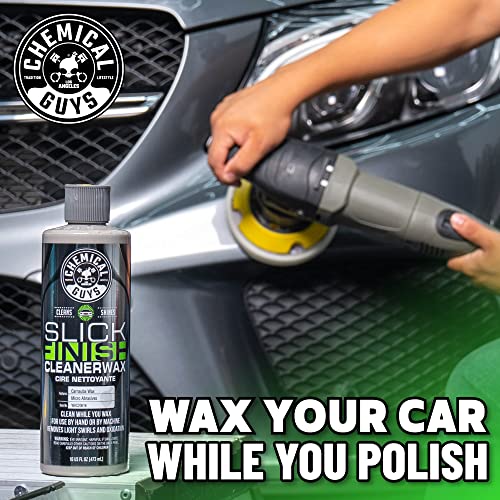 Chemical Guys, Slick Finish Cleaner Wax, Light Cleanser & Carnauba, 16 oz