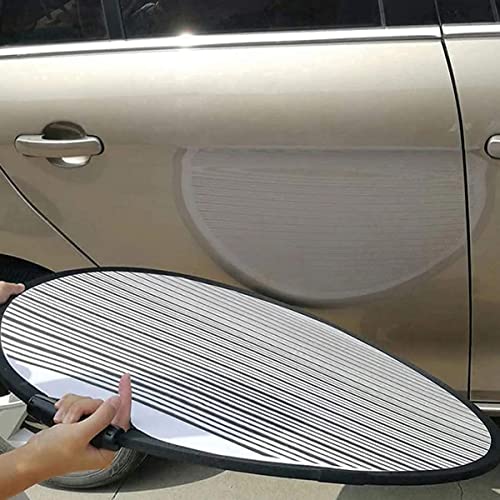 LadyRosian 80cm Dent Reflector Board Foldable Flexible Lined Striped Dent Board Reflector Panel for Car Dent Check Tool - color: Board