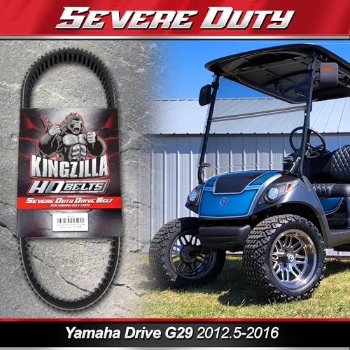 Kingzilla Drive Belt fits Yamaha Drive G29 Golf Carts (2012.5-2016) with FBT Clutches, Will not fit Team Clutches - Premium Heavy Duty Performance Clutch Drive Belt Built for Extreme Conditions - color: Drive G29 Severe Duty