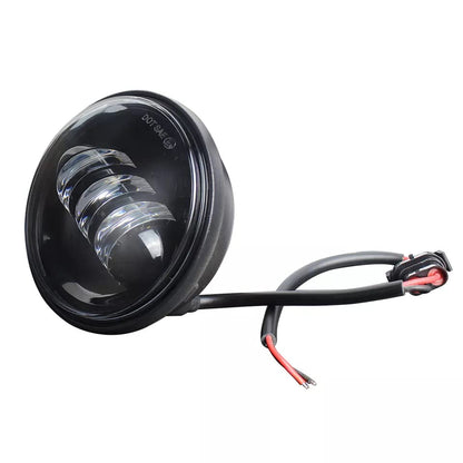 Eagle Lights 8700BPK 7 Inch LED Headlight with 4.5" LED Passing/Spot Lamp/Passing Light Kit Compatible With Harley Davidson® And Indian® Motorcycles - Generation I/Black Kit - size: No Installation Accessories