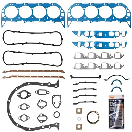 Full Complete Gasket Set 260-1270, Gasket Kit for C20 Suburban/C30/K3500/K20 for Bbc Big Block BBC Chevy 454 427 396 V8 7.4L Replace# KS2679, KS2618, 260-1009 - size: KS2679