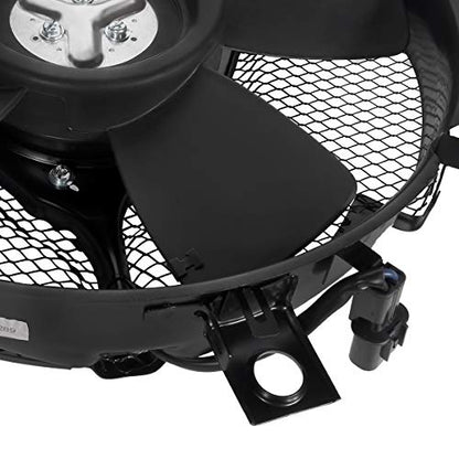 Auto Dynasty MI3113105 OE Style AC Condenser Cooling Fan Shroud Assembly Compatible with Mitsubishi Montero 92-00