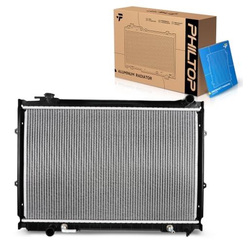 PHILTOP Radiator Compatible with 1993-1998 T100 Automatic - size: 1995-1998 T100 3.4L