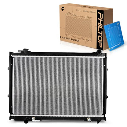 PHILTOP Radiator Compatible with 1993-1998 T100 Automatic - size: 1995-1998 T100 3.4L
