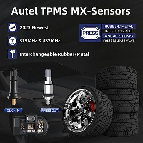 Autel TPMS Sensors 20pcs, MX-Sensor 2in1 315MHz/433MHz Tire Pressure Sensor