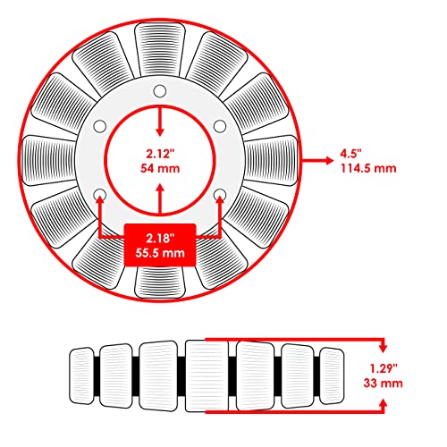 Caltric Stator and Regulator Rectifier with Gasket Compatible with Honda VF750S V45 Sabre 1982 1983 / VF750C V45 Magna 1982-1984