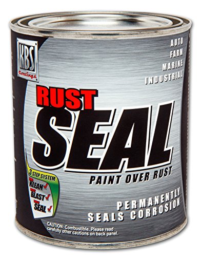 KBS Coatings 4306 Oxide Red RustSeal - 1 Pint - color: Oxide Red, size: 16 Fl Oz (Pack of 1)