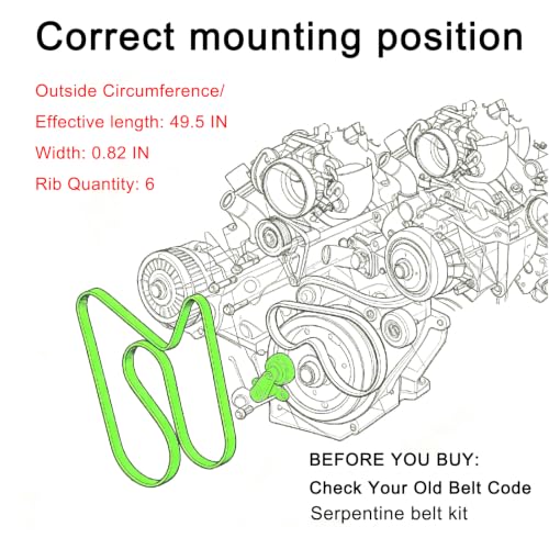 Engine Serpentine Belt Drive Kit with Tensioner, 6PK1255 EPDM Serpentine Belt and 39106, Compatible with Toyota Camry 2012-2017, RAV4 2009-2018, Scion tC 11-16 2.5L L4, Replacement for OE 16620-36010 - size: 6PK1255+39106