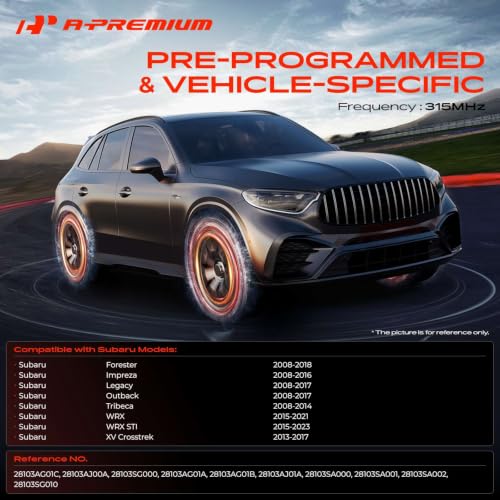 A-Premium 315MHz Pre-programmed TPMS Sensor Tire Pressure Monitoring Sensor