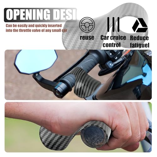 2Pcs Cruise Throttle Assist Handlebar Motorcycle Cruise Control Wrist Throttle Assist Rest Control Handlebar Grip Motorcycle Accessories for Motorcycles Scooters Electric Bike