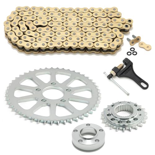 TOFR Belt Drive to Chain Drive Conversion Kit for Harley Softail Dyna 18-up - size: 24T+47T