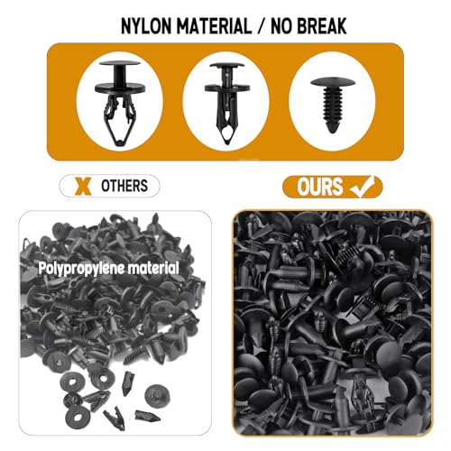 UNIGT 3 in 1 GM A20991 Fender Liner Clips and Fasteners Replace 11589292