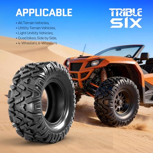 26x11-14 ATV Tires,6PR All-Terrain Tires,Tubeless,Pack of 2 - size: 26x11x14