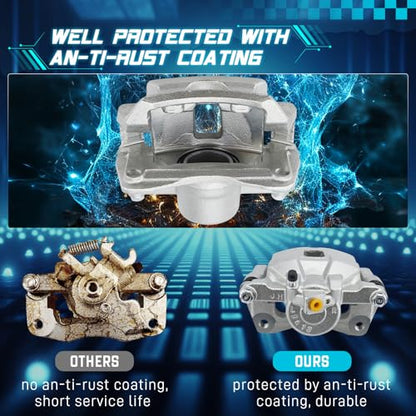 IRONTEK 19B2048 Front Left Driver Side Brake Caliper Assembly - color: Left