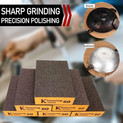 Sanding Sponge, 60 Grit Assortment Sanding Block - size: 60grit - 6pcs