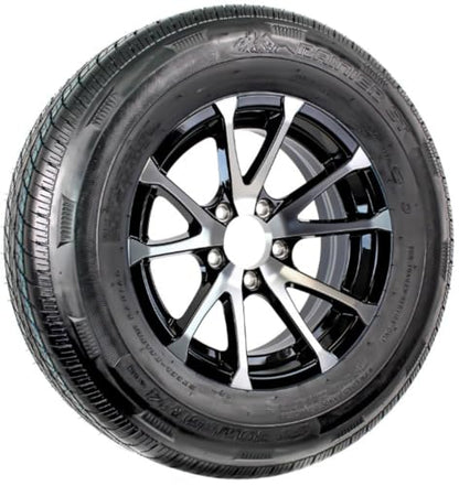 eCustomrim Radial Trailer Tire Rim Assembly ST205/75R14 14 Inch Aluminum