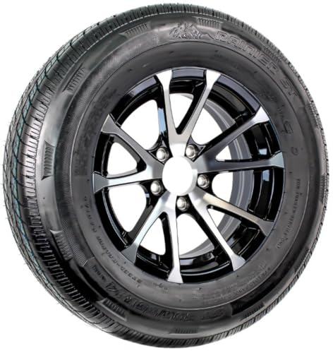 eCustomrim Radial Trailer Tire Rim Assembly ST205/75R14 14 Inch Aluminum