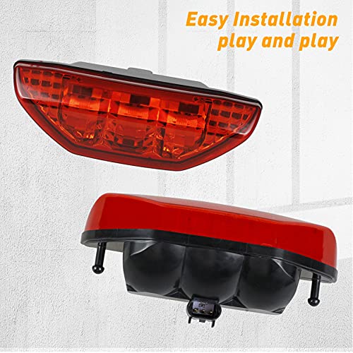 ATV Motorcycle LED Brake Tail Light for Honda TRX 250 300 400EX Rancher 420 - color: Red Lens