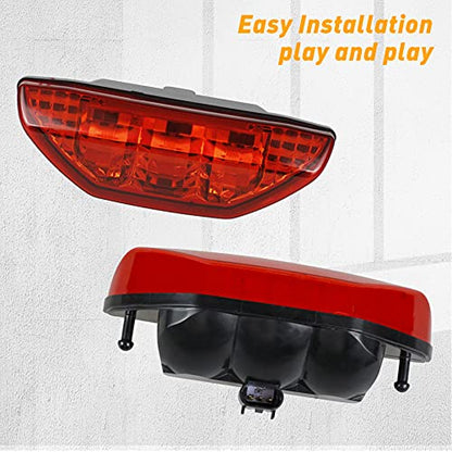 ATV Motorcycle LED Brake Tail Light for Honda TRX 250 300 400EX Rancher 420 - color: Red Lens