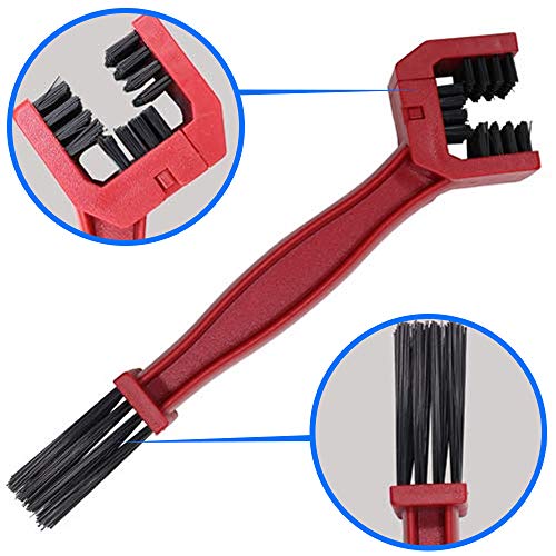 MMOBIEL Motorcycle Chain Cleaning Brush Kit Cleaner for Motorcycle, Bicycle and Mountain Bike – 4 Pcs Cleaning Brush Tool - Bike Cleaning Tool – Bicycle Chain Cleaner