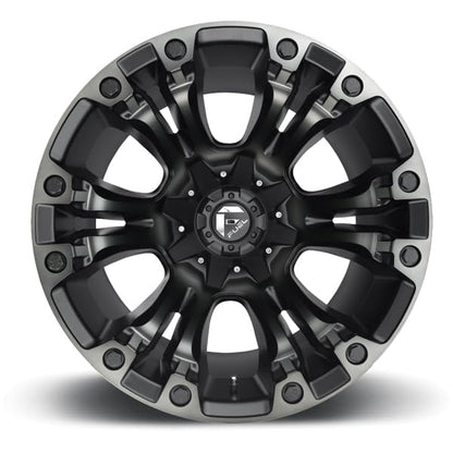 FUEL OFF-ROAD D851 VAPOR 17X9, 5X4.5/5.0, 5.04, 1mm MATTE BLACK GRAY TINT - D85117902650A - color: MATTE BLACK GRAY TINT, size: 17X9, 5X4.5/5.0, 5.04, 1mm