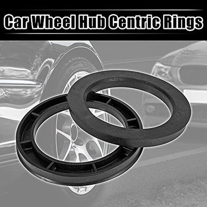 X AUTOHAUX 4pcs Plastic 78.1mm ID to 108 mm OD Car Hub Centric Rings Wheel Bore Center Spacer - size: 108mm